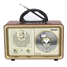 MEIER M110BT Retro Radio Am Fm Sw 3 Bands Radio Vintage Radio Rechargeable With Remote Control